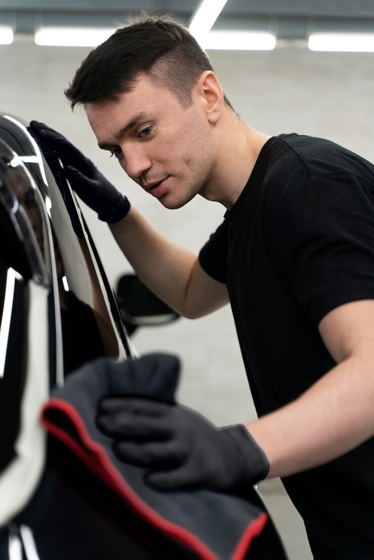 Detailed car cleaning